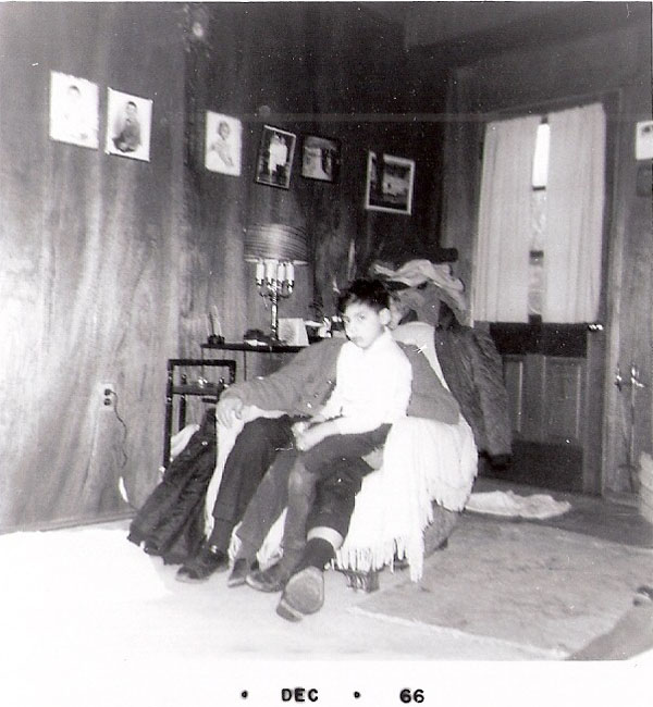 John Common sitting on Jim Common