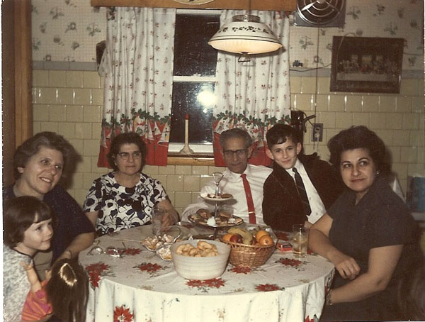 Cheryl, Betty, Marie, Nick and Richard Common and Anita Wiles