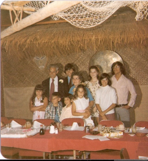 front- Amy and Derek Common, Adam and Nicole Bradley, middle- Nic, Marie and Tom Common, Steve Common, Becky Wiles and Stony Common