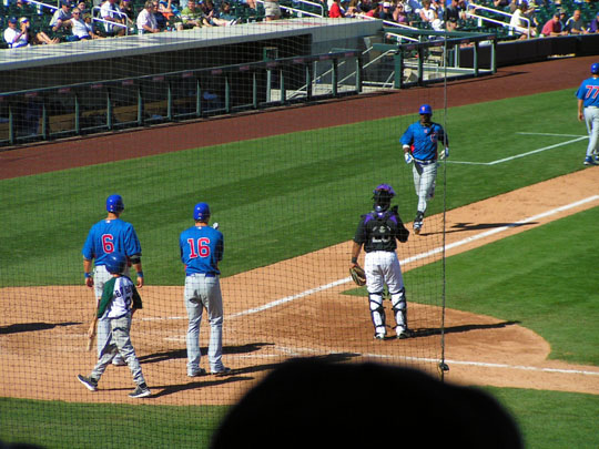 Spring Training At Salt River Field Following Chicago Cubs
