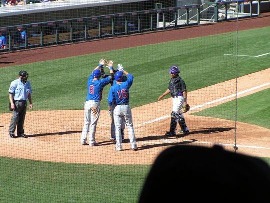 Spring Training At Salt River Field Following Chicago Cubs
