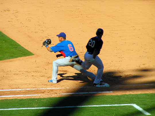Spring Training At Salt River Field Following Chicago Cubs
