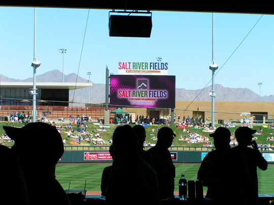 Spring Training At Salt River Field Following Chic