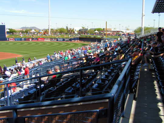 Spring Training in Peoria Sports Complex Following San Diego