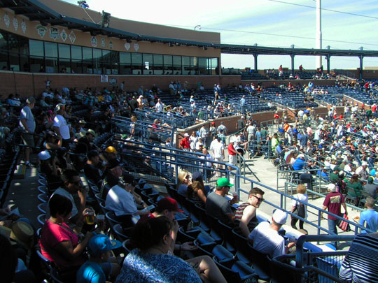 Spring Training in Peoria Sports Complex Following San Diego