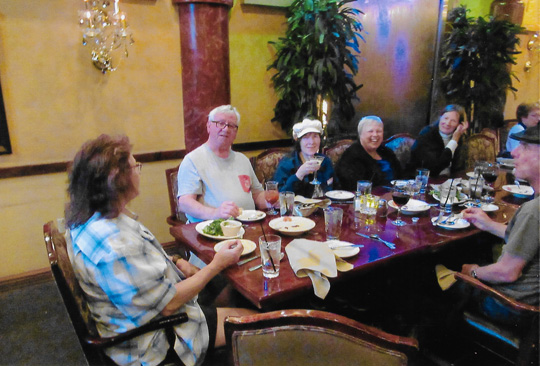 Dinner at the Persian Room