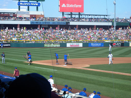 Spring Training in Sloan Park Following Chicago Cubs