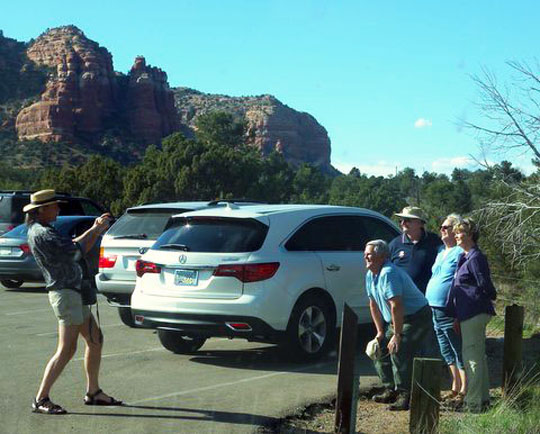 Spring Training Optional Trip to Sedona & Verde Valley - Bell Rock Parking Lot