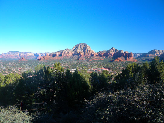Spring Training Optional Trip to Sedona & Verde Valley - View from Sky Ranch Lodge
