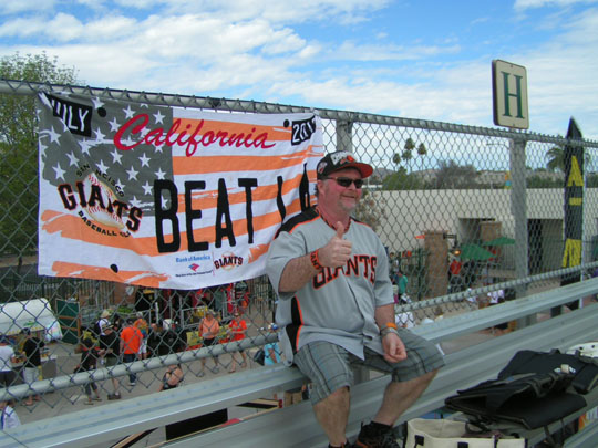 Spring Training at Scottsdale Stadium Following San Francisco