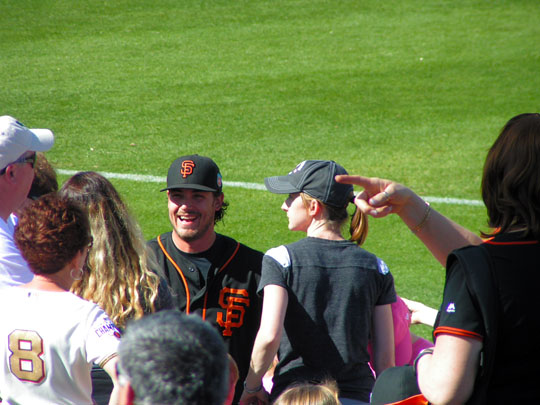 Spring Training Autographs at Scottsdale Stadium Following San Francisco
