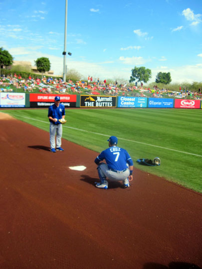 Spring Training at Tempe Diablo Stadium Following Kansas City