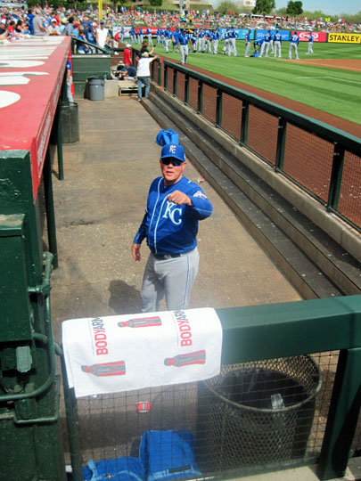 Spring Training at Tempe Diablo Stadium Following Kansas City