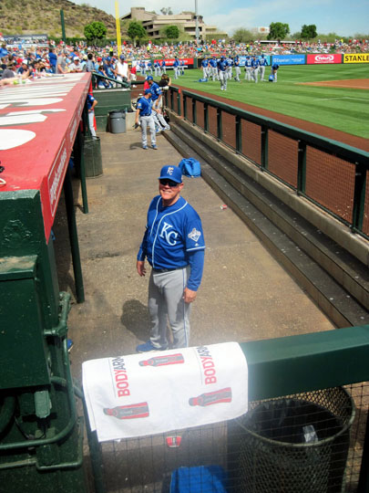 Spring Training at Tempe Diablo Stadium Following Kansas City