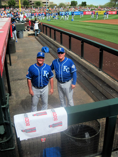 Spring Training at Tempe Diablo Stadium Following Kansas City
