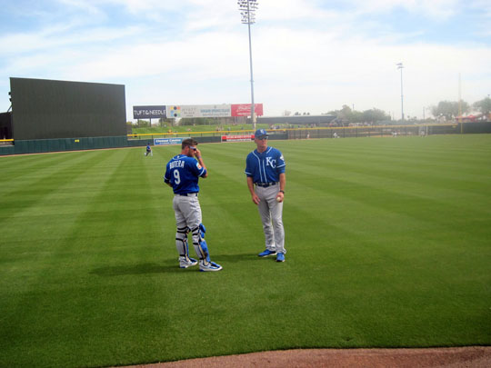 Spring Training at Hohokam Stadium Following Kansas City