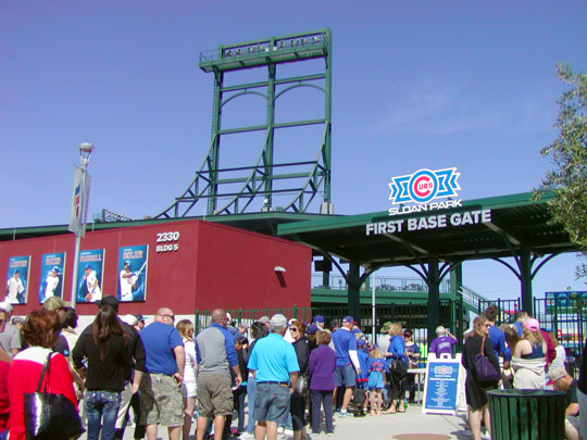 Sloan Park First Base Gate