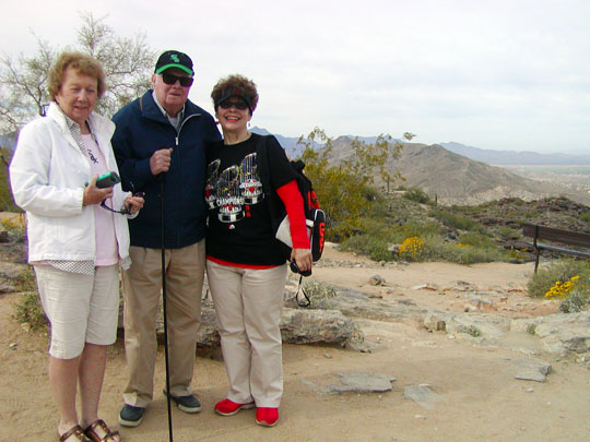 Spring Training Morning Sightseeing at Dobbin's Lookout in South Mountain Park