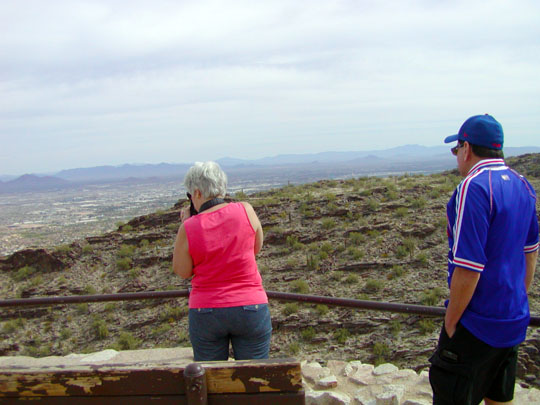 Spring Training Morning Sightseeing at Dobbin's Lookout in South Mountain Park