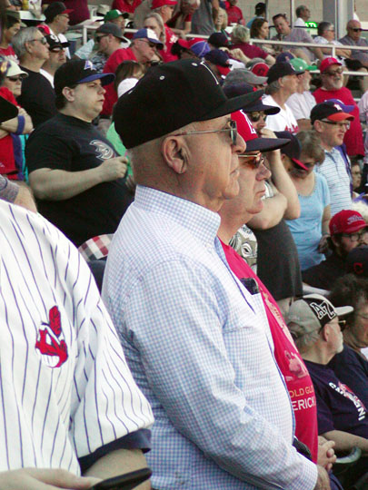 Fans Following Cleveland Spring Training at Goodyear Baseball Park