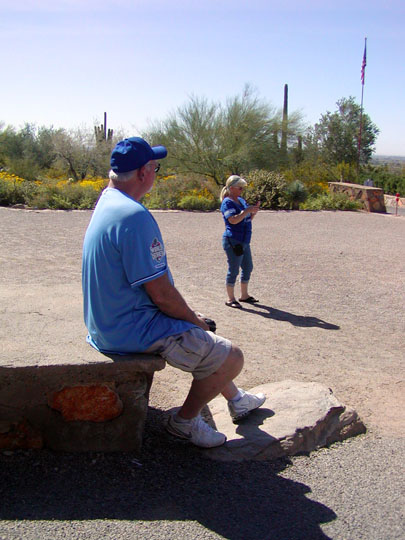 Spring Training Morning Sightseeing at Taliesin West