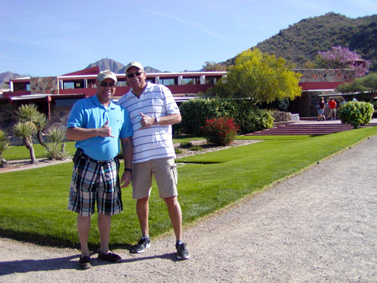 Spring Training Morning Sightseeing at Taliesin West