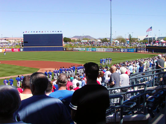 Spring Training Following Seattle in Peoria Sports Complex