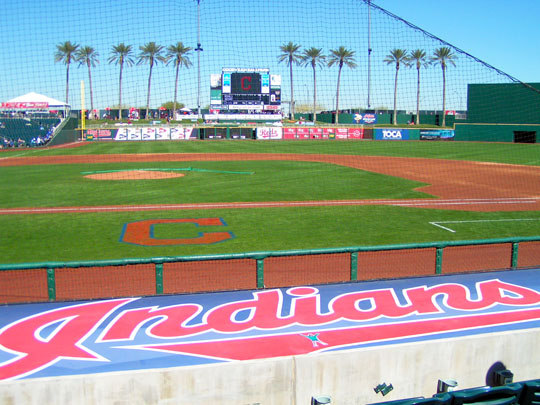 Spring Training Goodyear Ballpark Dugout 2