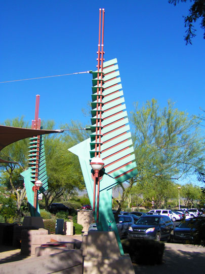 Spring Training Side Trip to Frank Lloyd Wright Spire Park 1