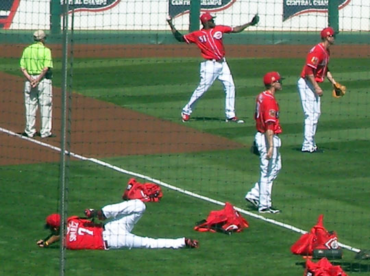 Spring Training Pre Game Stretch 2