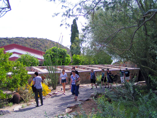 Spring Training Sightseeing at Taliesin West 1