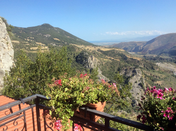 View to the Ionian Sea from B&B Balcony