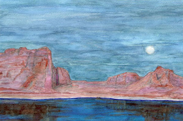 Castle Rock Moonrise