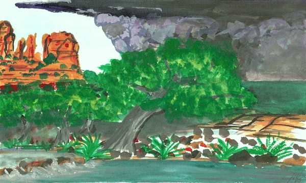 Storm at Red Rock Crossing